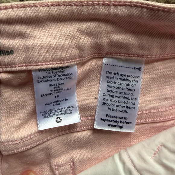 Time and Tru Light Pink Mid-Rise Jeans - Picture 4 of 4